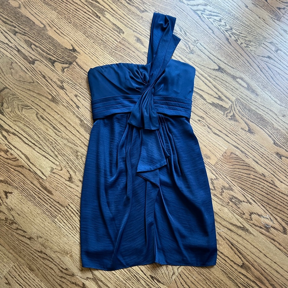 BCBGMaxazria One Shoulder Dress 8P
